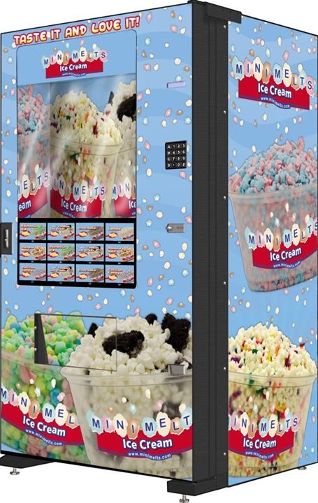 Mini Melts ice cream vending machine